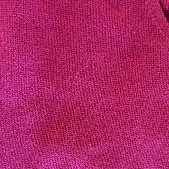 CAbi Vibrant Pink V-Neck Sweater - Picture 3 of 3